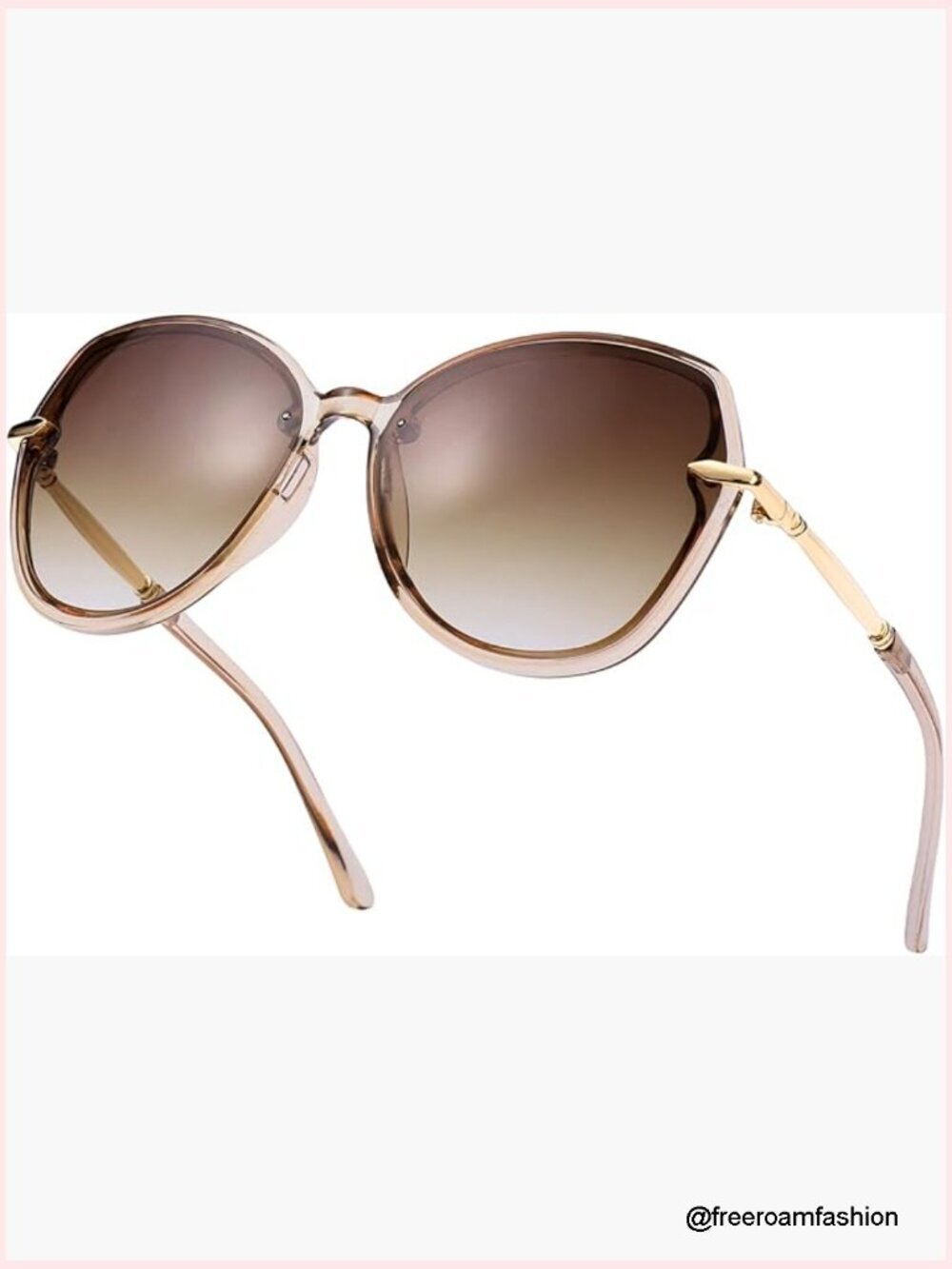 Oversized Butterfly Sunglasses UV400 Protection for Women
